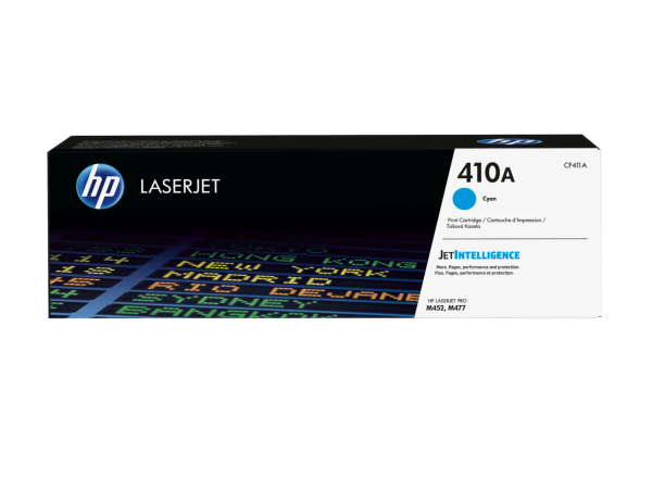 Toner HP 410A CIANO (CF411A), ~2.300 Páginas