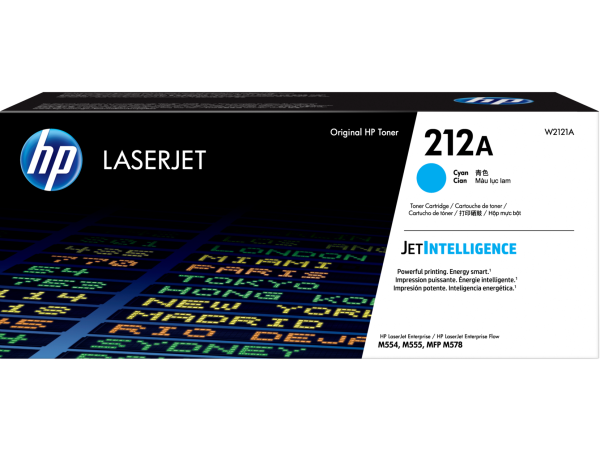 Toner HP 212A CIANO (W2121A), ~4.500 Páginas