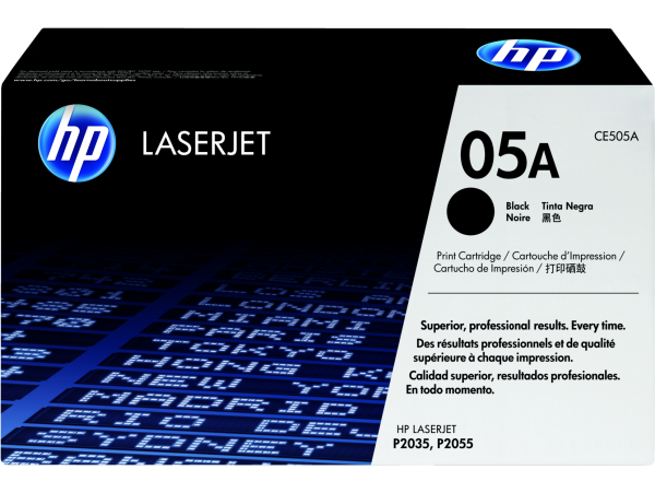Toner HP 05A PRETO (CE505A), ~2.300 Páginas